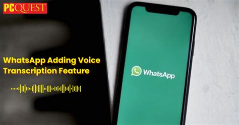 WhatsApp Voice Note Transcription Being Tested!