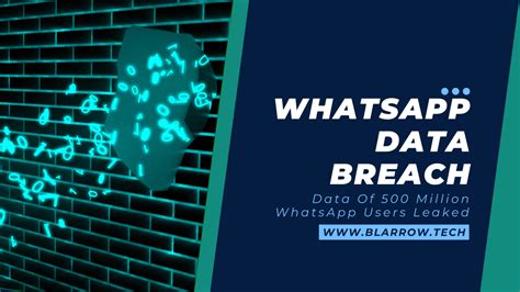 WhatsApp data breach