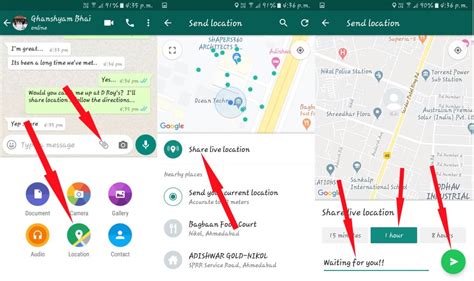 WhatsApp location sharing tips