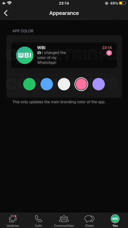 WhatsApp to Allow iOS Users to Change App Colors