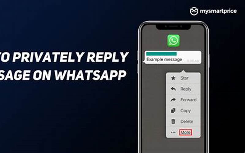 Whatsapp Private Reply