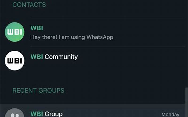 Whatsapp Search