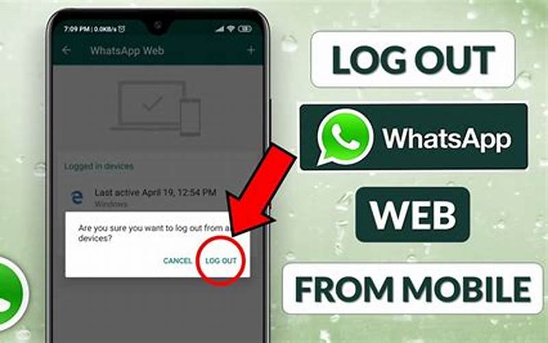 Whatsapp Web Logout