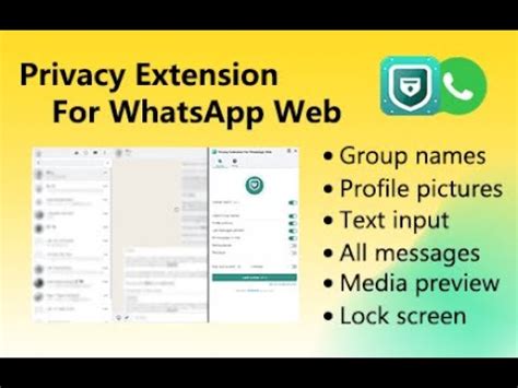 Whatsapp Privacy Extension