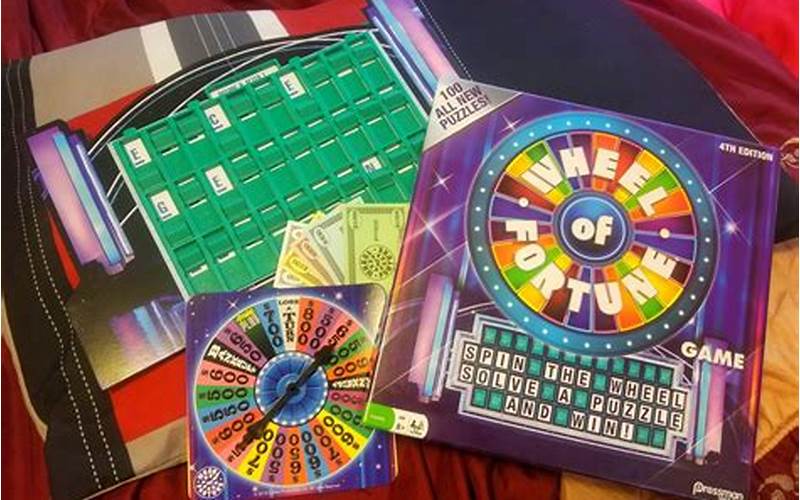Wheel Of Fortune Game Board