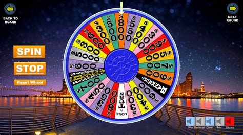 Wheel Of Fortune Template For Powerpoint Free