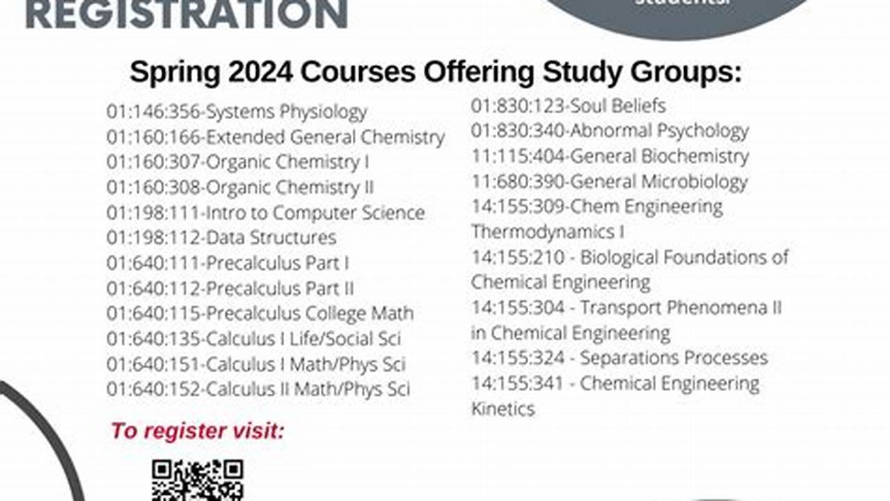 When Does Registration Begin For Spring 2024 Rutgers