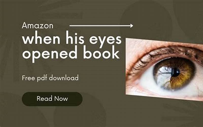 When His Eyes Opened Book Pdf