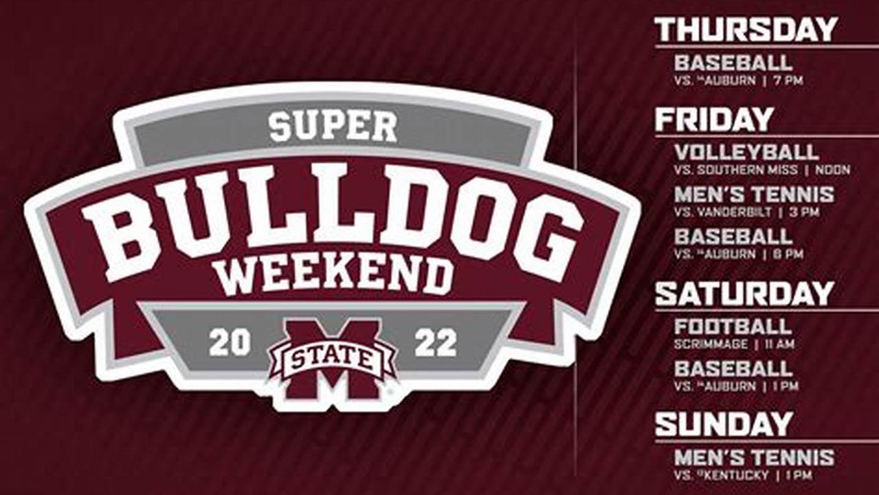 When Is Bulldog Bash 2024 Schedule