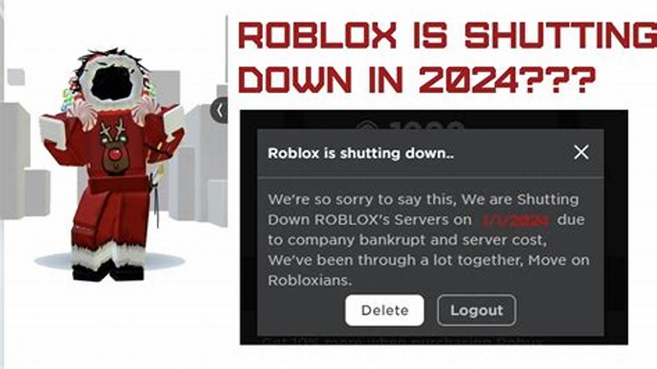 When Is Roblox Shutting Down 2024