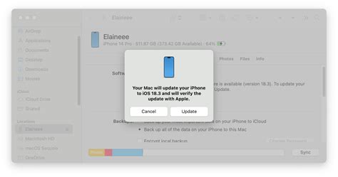 When Direct Update Fails: Using Finder or iTunes