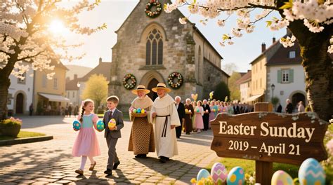 When Is Easter Sunday In 2019