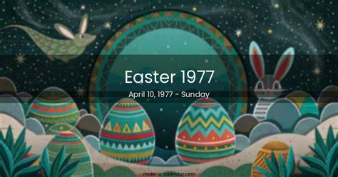 When Was Easter In 1977