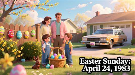 When Was Easter In 1983