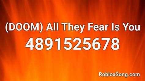 When the doom Music kick in Roblox ID - Roblox music codes