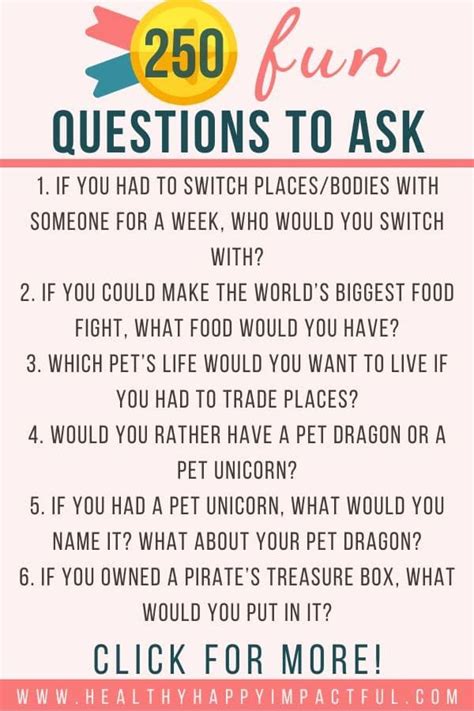 When to Ask These Fun Questions