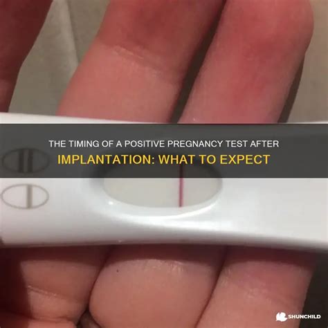 When to Expect a Positive Test: Post-Conception Timing