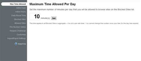 When to Limit Visits