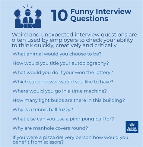When to Use Fun Interview Questions