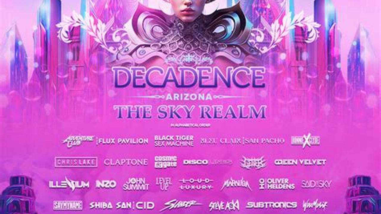 Where Is Decadence Az 2025