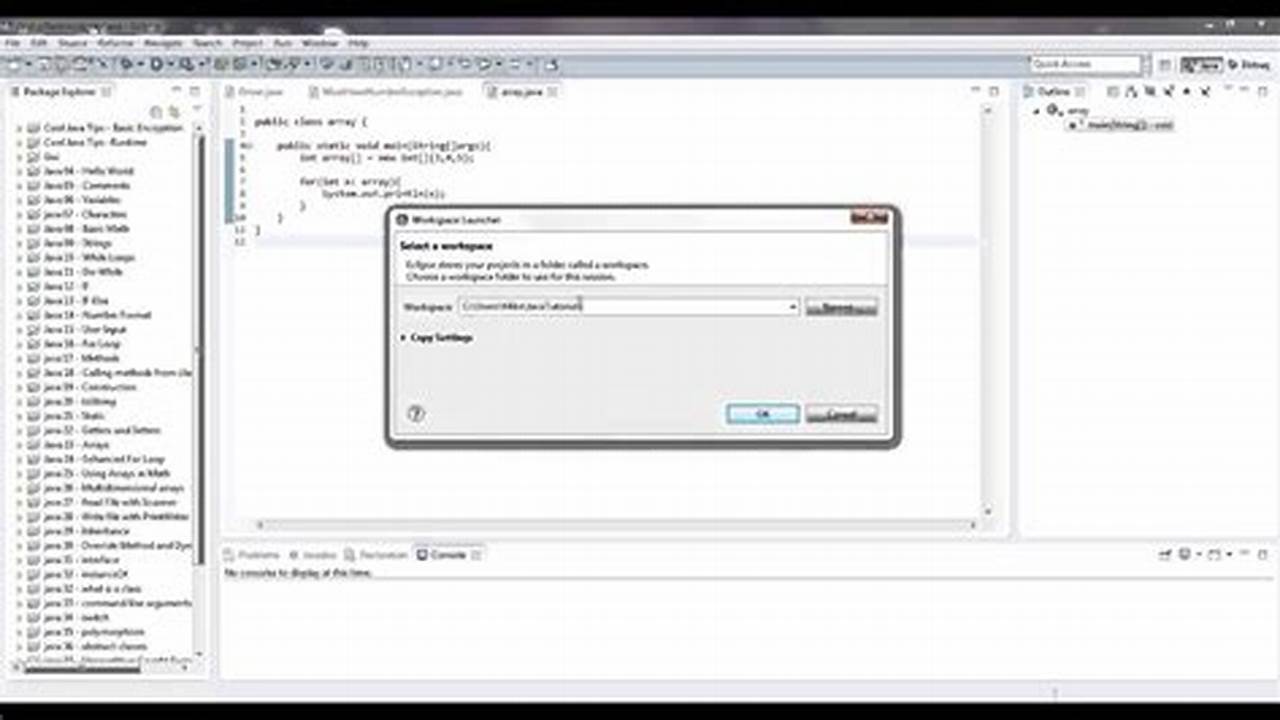Where Is Eclipse Workspace
