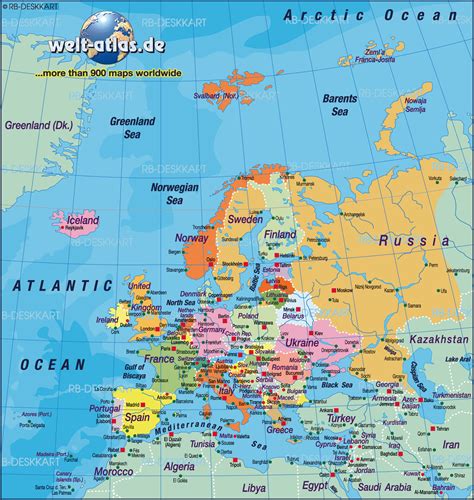 Where Is Europe On The World Map