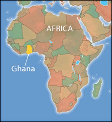Where Is Ghana On The Map Of Africa