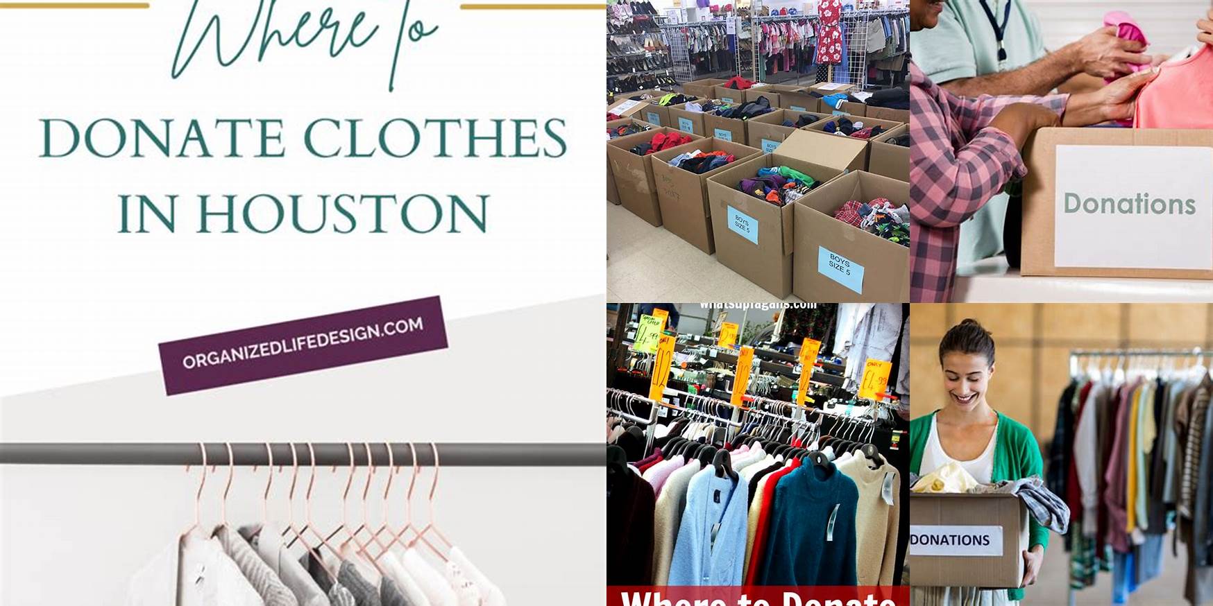 Where To Donate Clothes Houston