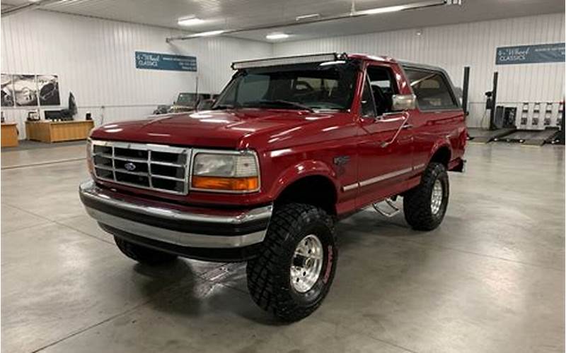 Where To Find 1995 Ford Bronco In Michigan