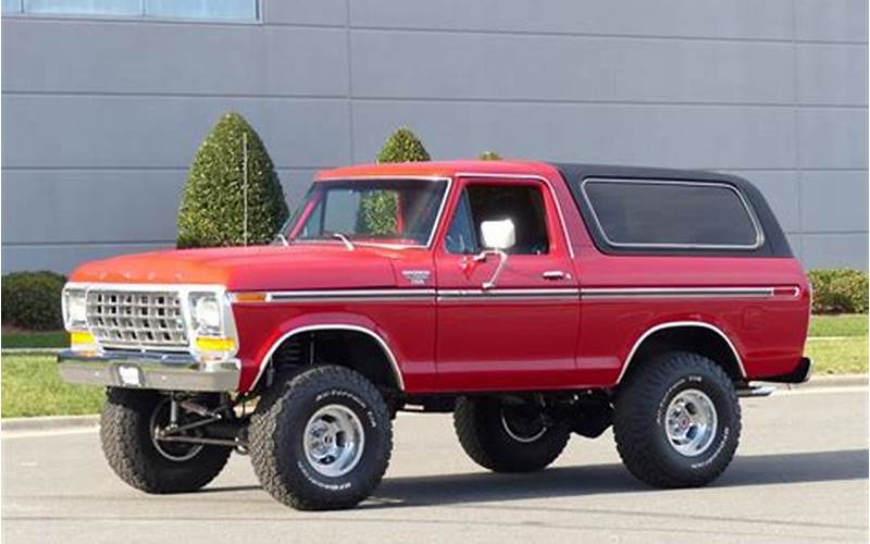 Where To Find A 1979 Ford Bronco For Sale In Canada