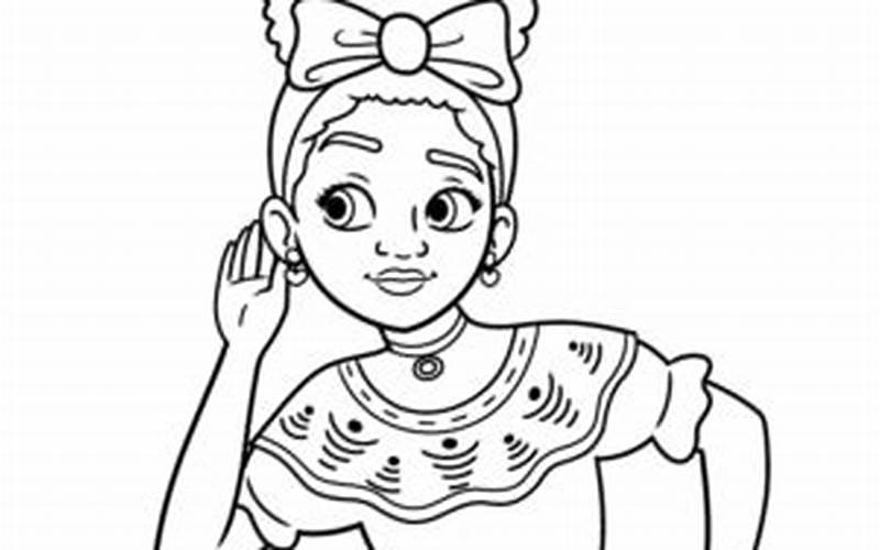 Where To Find Dolores Encanto Coloring Pages