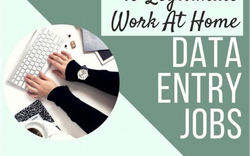 Where To Find Work From Home Data Entry Jobs