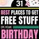 Where To Go For Free Birthday Stuff