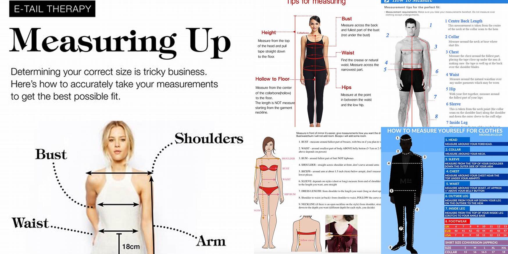 Where To Measure For Clothes