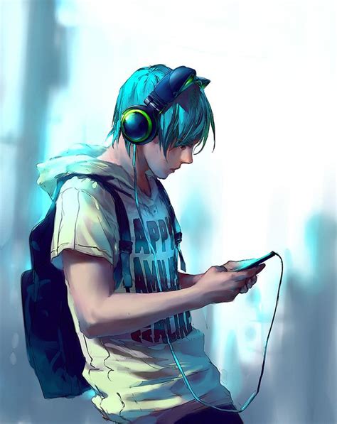 Where to Find Wallpaper Anime Boy with Headphones