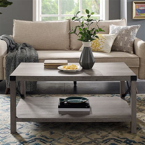 Where Can You Buy Grey Wood Coffee Table Sets