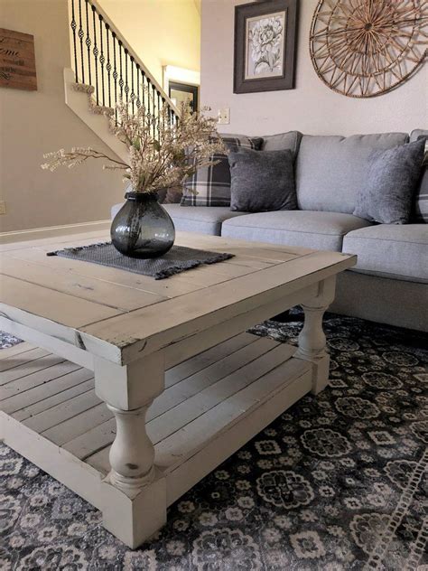 Where Can You Buy White Rustic Farmhouse Coffee Table
