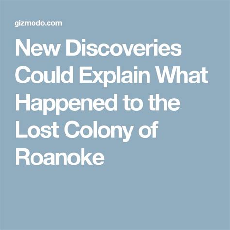 Where Is Roanoke Explained Clearly
