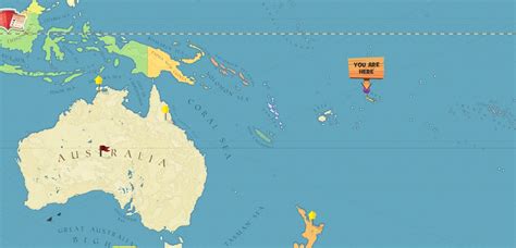 Samoa location on the World Map
