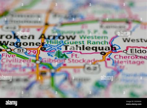 Where Is Tahlequah Oklahoma On Map