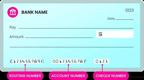 Where Is The Routing Number On A Cheque - SCIENCE EDUCATION
