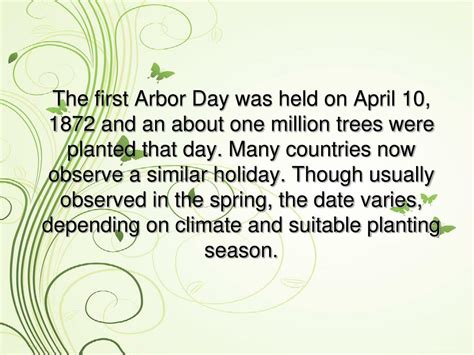 Discovering the Roots of Arbor Day: A Look at its Origin and History