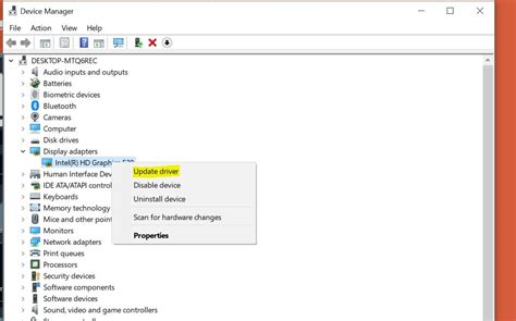 Where Windows 10 Shows Microsoft Basic Display Adapter