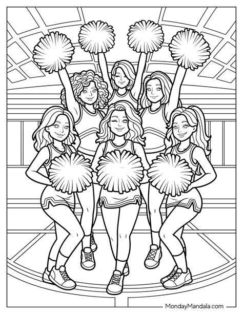Where to Find Free Cheer Coloring Printables