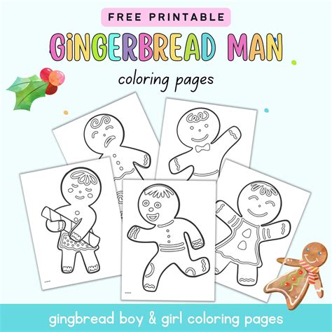 Where to Find High-Quality, Free Gingerbread Man Coloring Sheets