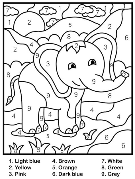 Where to Find High-Quality Color By Number Printable Pdf Files