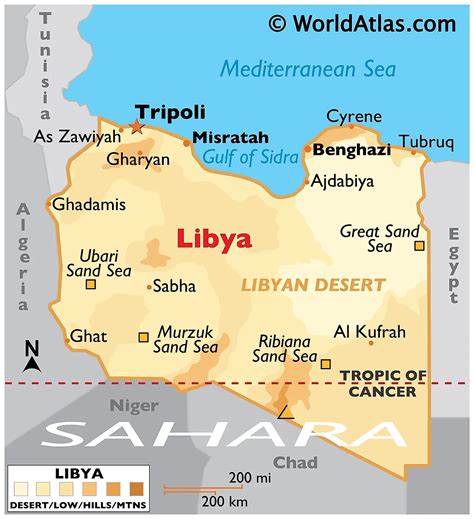 Where To Find Libya