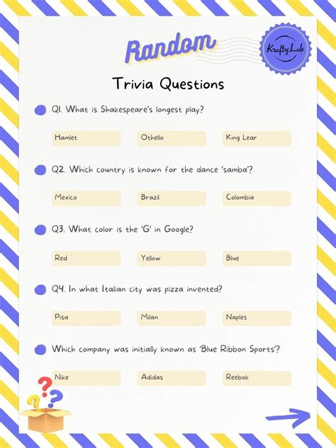 Where to Find or Create Your Own Random Quiz Questions