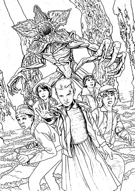 Where to Find the Best Stranger Things Coloring Pages