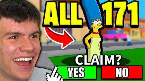 Where to Find the Simpsons Characters in Roblox | 171 Simpson 